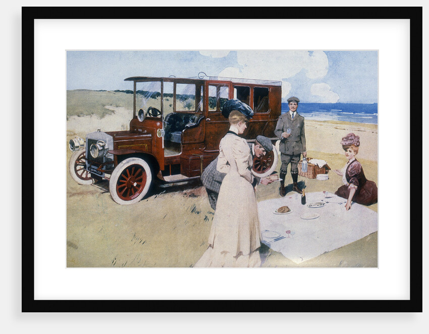 Poster advertising Daimler cars, 1907 by Unknown