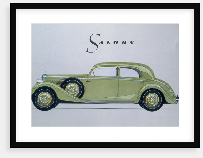 Poster advertising Mercedes-Benz cars, 1939 by Unknown