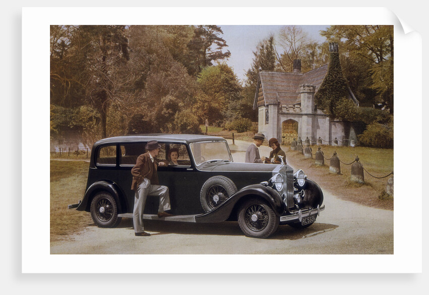 Poster advertising Rolls-Royce cars, 1939 by Unknown
