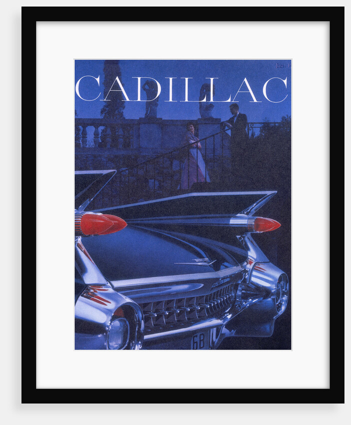 Poster advertising a Cadillac, 1959 by Unknown
