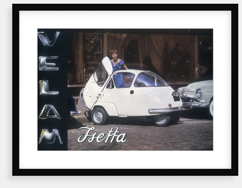 Poster advertising a Velam Isetta car, 1957 by Unknown