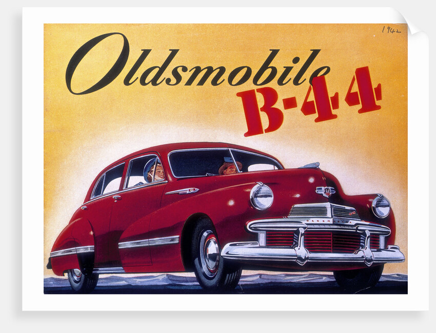 Poster advertising an Oldsmobile B44, 1942 by Unknown