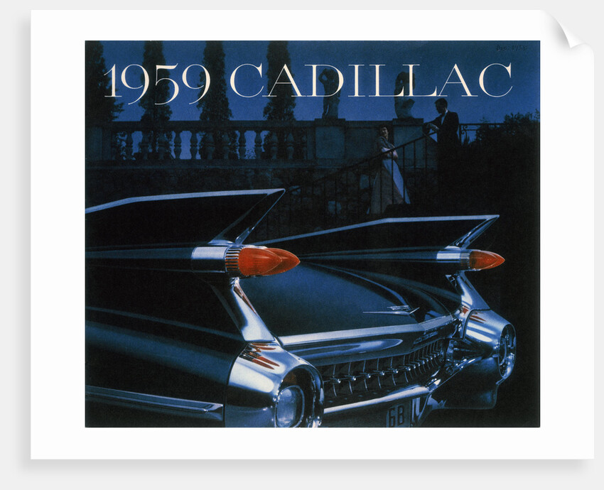 Poster advertising a Cadillac, 1959 by Unknown