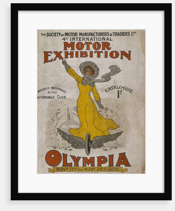 Poster advertising the Olympia Motor Exhibition, 1905 by Unknown