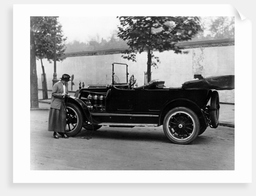 Josephine Boston with a 1914 Cadillac, (c1914?) by Unknown