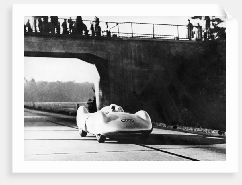Bernd Rosemeyer driving an Auto Union, c1937-c1938 by Unknown