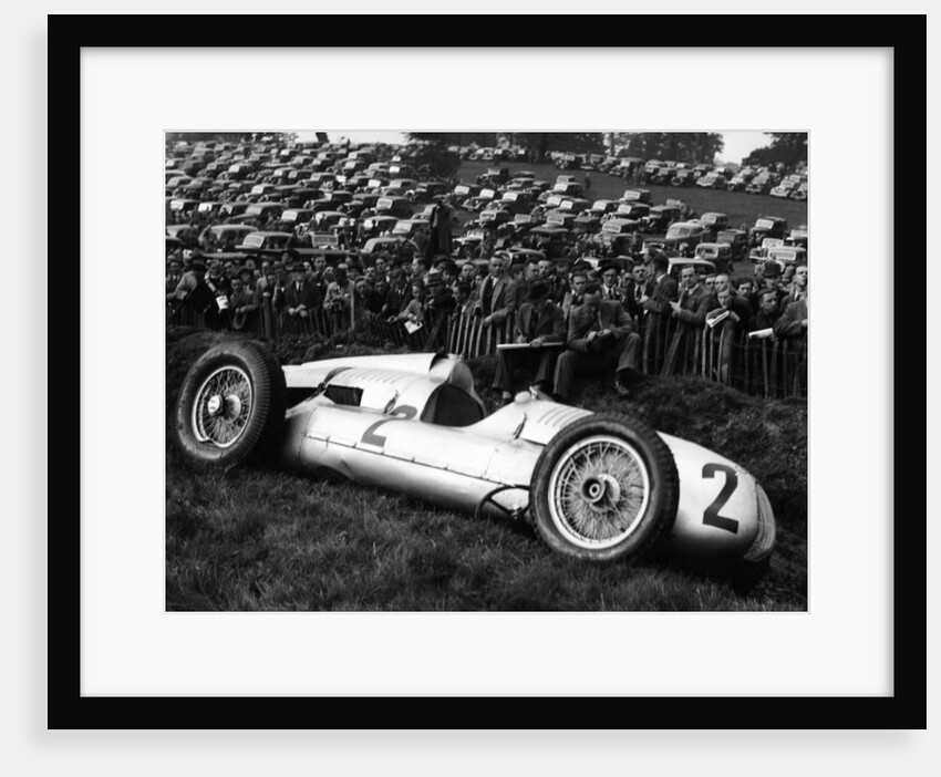 Crashed Auto Union, Donington Grand Prix, 1938 by Unknown