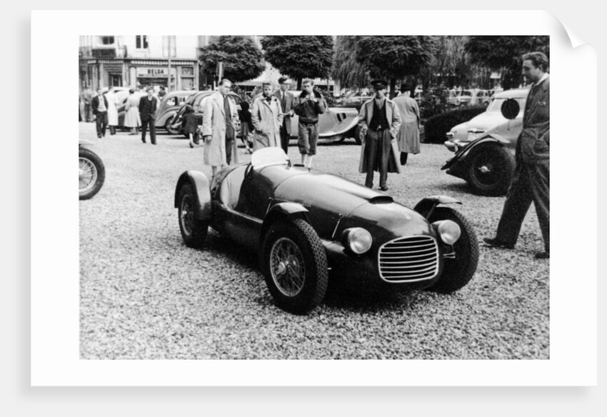 Ferrari 166 at Spa, Belgium, 1949 by Unknown