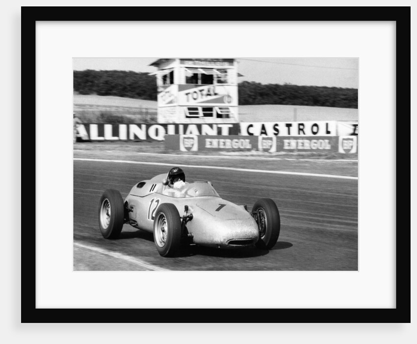 Dan Gurney driving a Porsche, French Grand Prix, Rheims, 1961 by Unknown