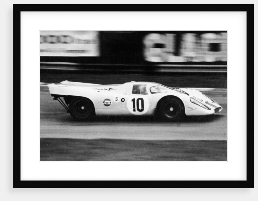 Gulf Porsche 917 in action, c1970-c1971 by Unknown