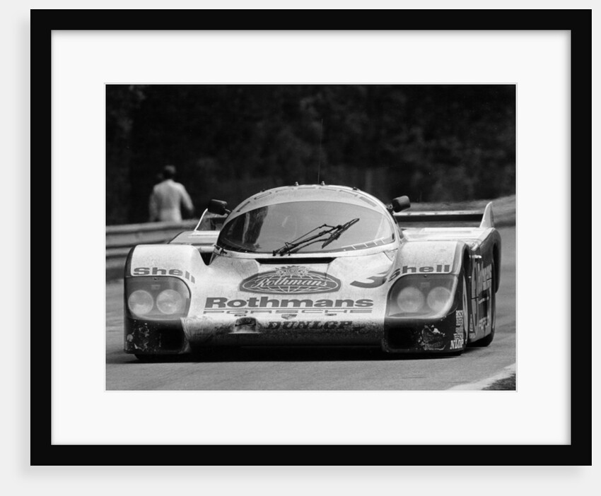 Porsche 956 on its way to winning the Le Mans 24 Hour Race, France, 1983 by Unknown