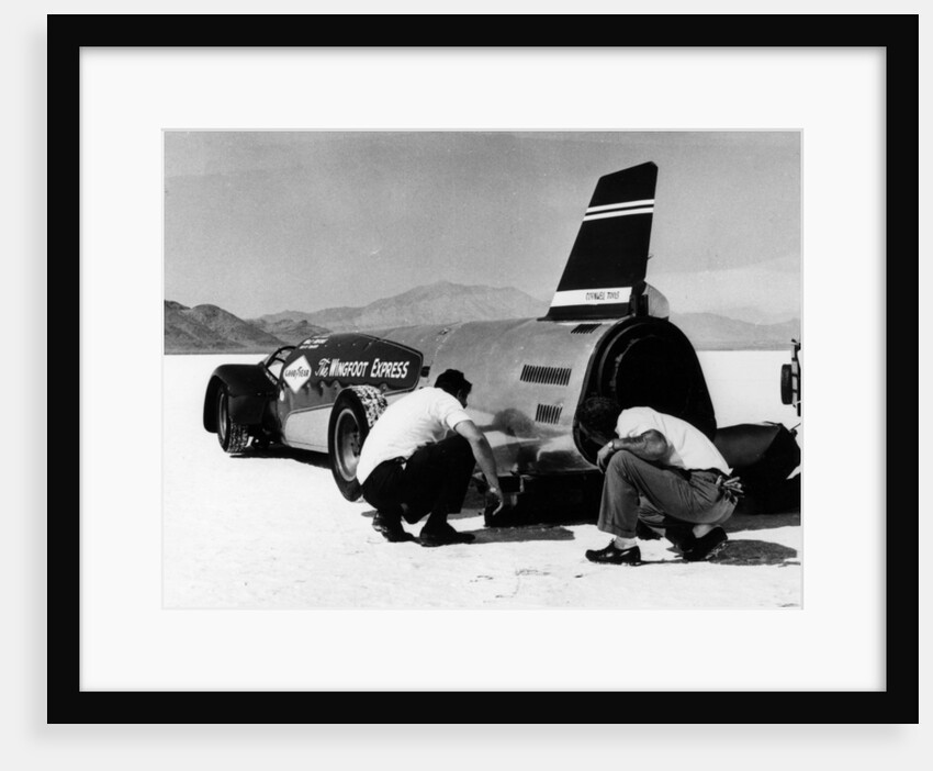 'Wingfoot Express' Land Speed Record car, Bonneville Salt Flats, Utah, USA, 1964 by Unknown