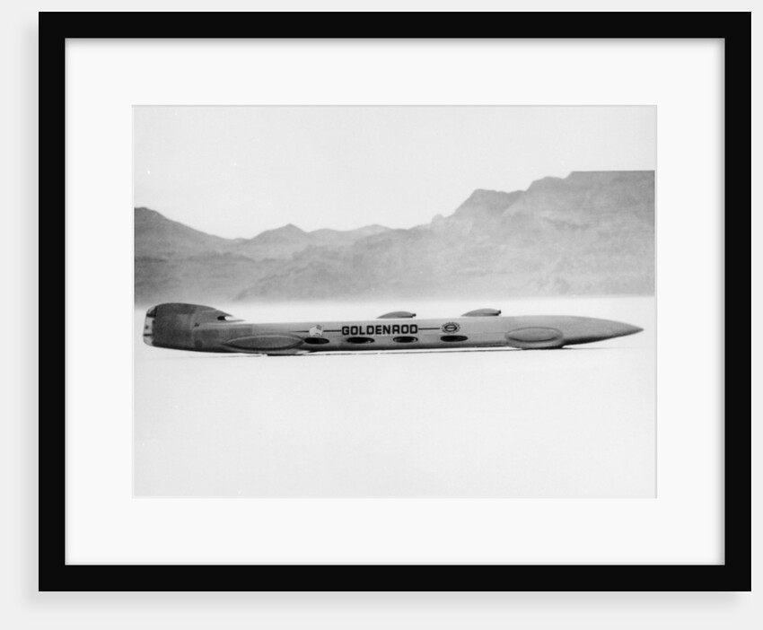 'Goldenrod' Land Speed Record attempt car by Anonymous