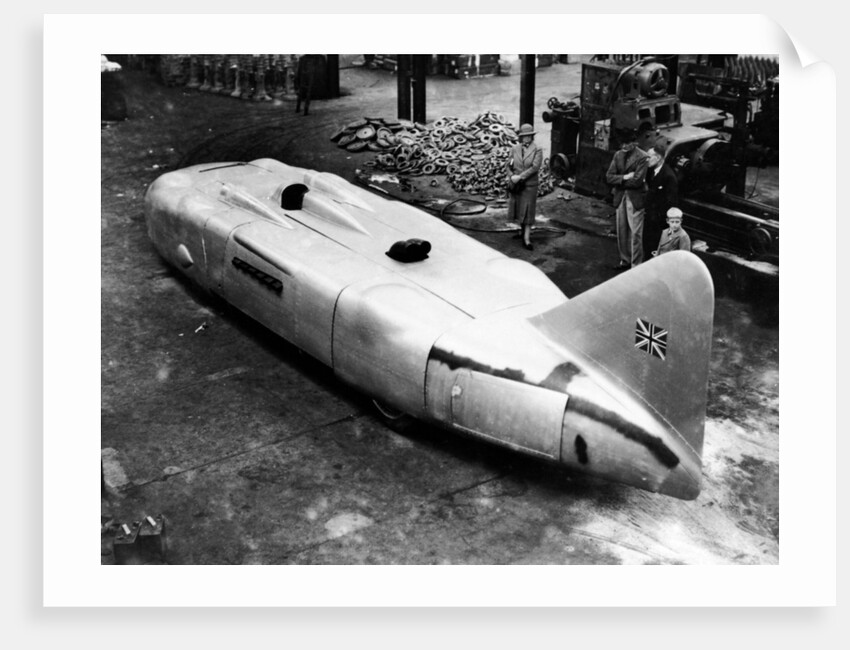 Captain George Eyston's 'Thunderbolt' car by Anonymous