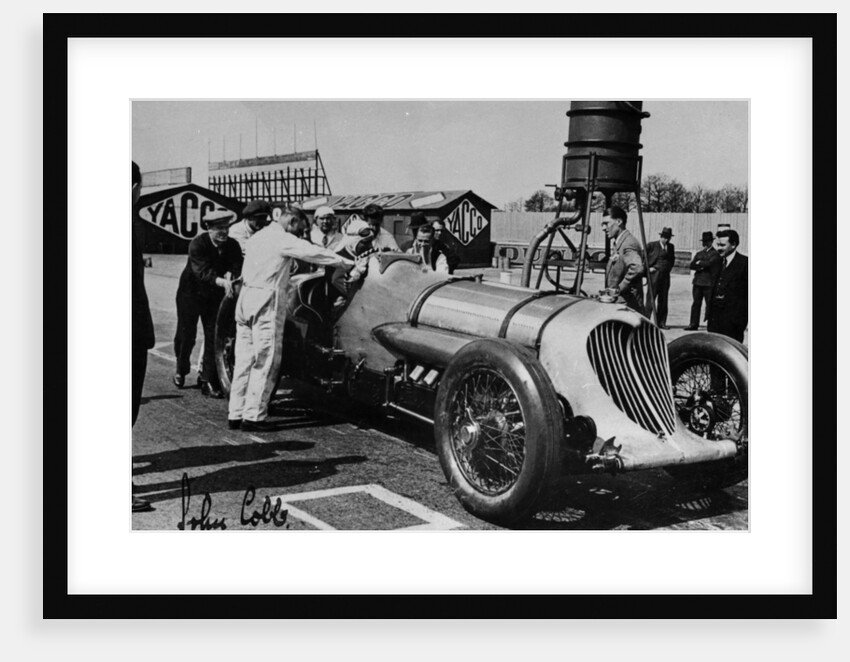 John Cobb in his Napier-Railton, 1933 by Unknown