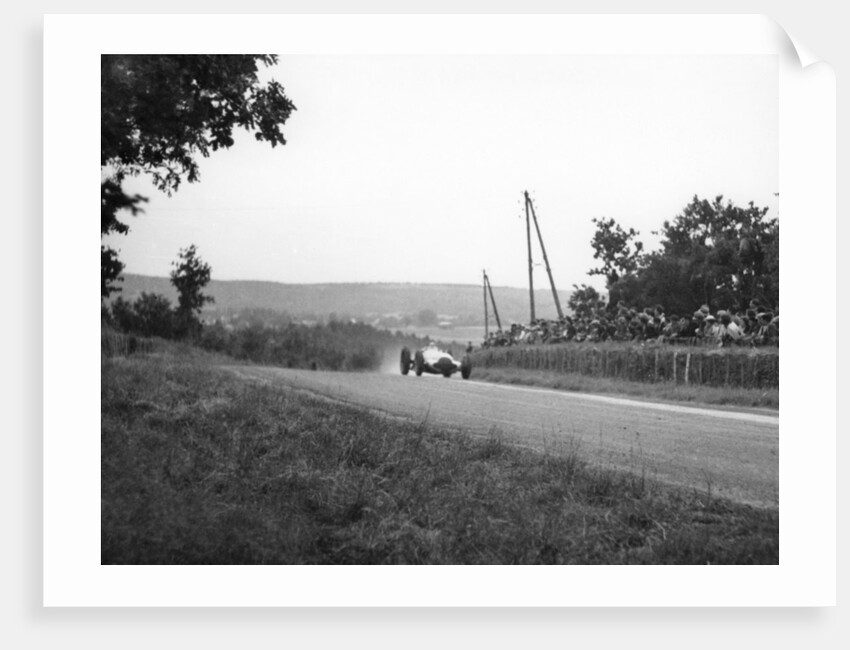 Rudolf Caracciola in his Mercedes, French Grand Prix, Rheims, 1938 by Unknown