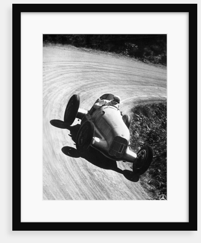 Manfred von Brauchitsch driving Mercedes-Benz W25 Grand Prix car, 1934 by Unknown