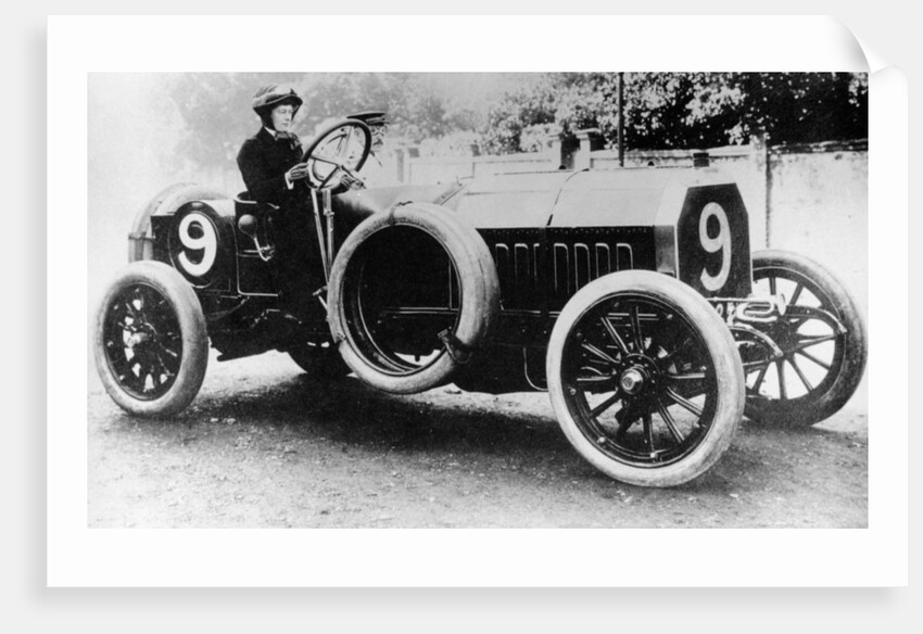 Woman behind the wheel of an Itala car, 1907 by Unknown