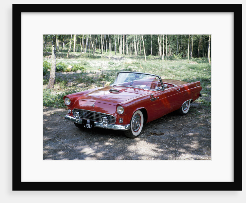 A 1955 Ford Thunderbird by Unknown