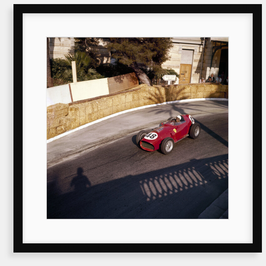 Phill Hill racing a Ferrari D246 by Anonymous