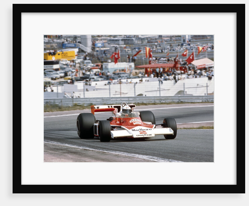 Jochen Mass racing a McLaren-Cosworth M23, Spanish Grand Prix, Jarama, Spain, 1977 by Unknown