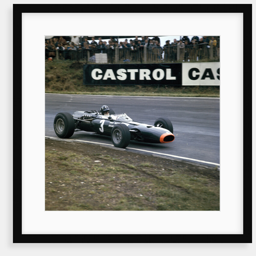 Graham Hill racing a BRM P261, British Grand Prix, Brands Hatch, Kent, 1966 by Unknown