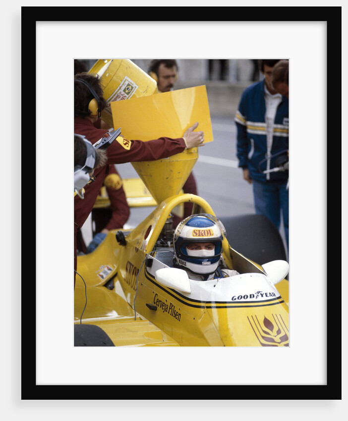 Keke Rosberg in a Fittipaldi-Cosworth F7, British Grand Prix, Brands Hatch, 1980 by Unknown