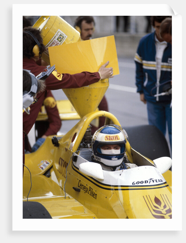 Keke Rosberg in a Fittipaldi-Cosworth F7, British Grand Prix, Brands Hatch, 1980 by Unknown