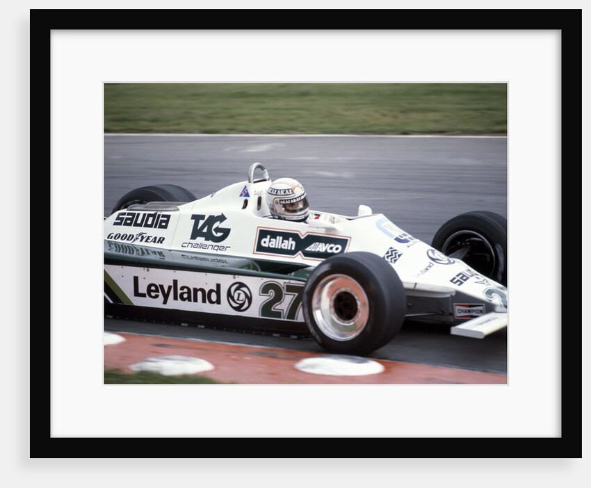 Alan Jones racing a Williams-Cosworth FW07B, British Grand Prix, Brands Hatch, Kent, 1980 by Unknown