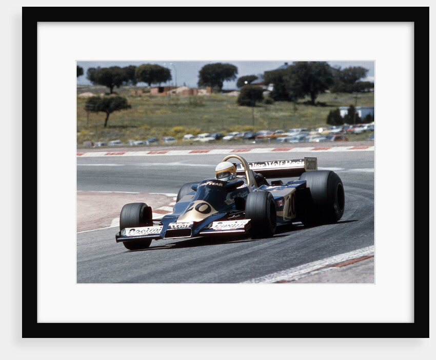 Jody Scheckter racing a Wolf-Cosworth WR2, Spanish Grand Prix, Jarama, Spain, 1977 by Unknown