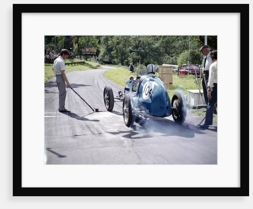 A vintage car at Prescott race track by Anonymous