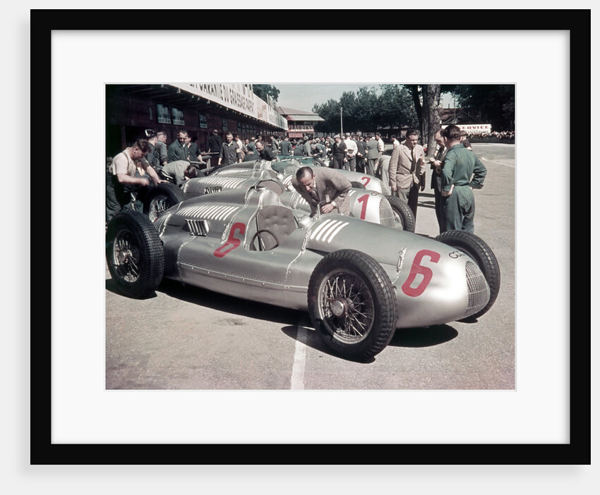 1938 Auto Unions by Anonymous