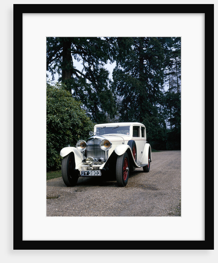 A 1930 Bentley 8 Litre saloon with a Mulliner body by Unknown