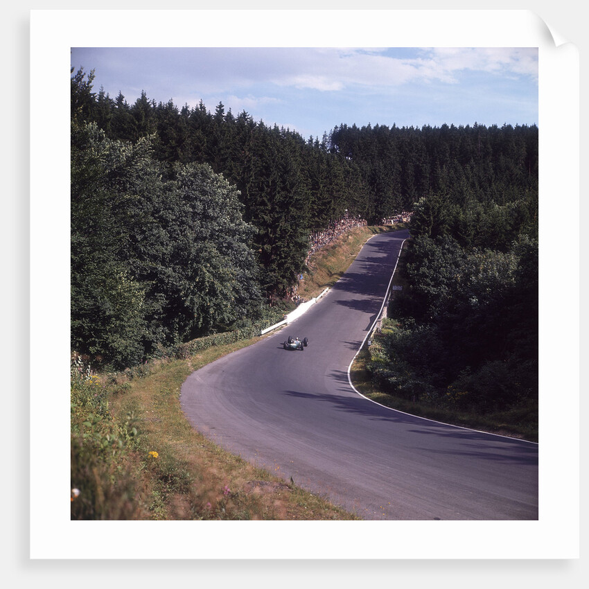 A view of part of the Nurburgring race track, German Grand Prix, Germany, 1963 by Unknown