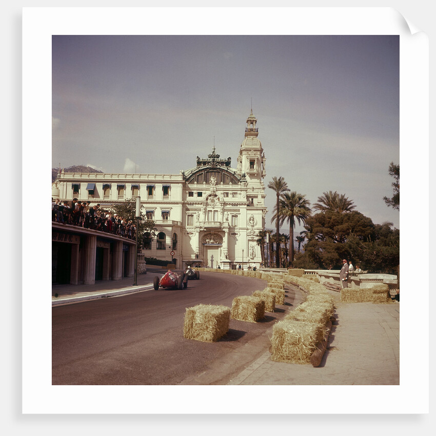 Two racing cars taking a bend, Monaco Grand Prix, Monte Carlo, 1959 by Unknown