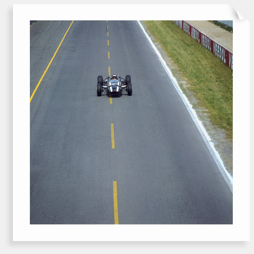 Jochen Rindt driving a Cooper Maserati in the French Grand Prix by Anonymous