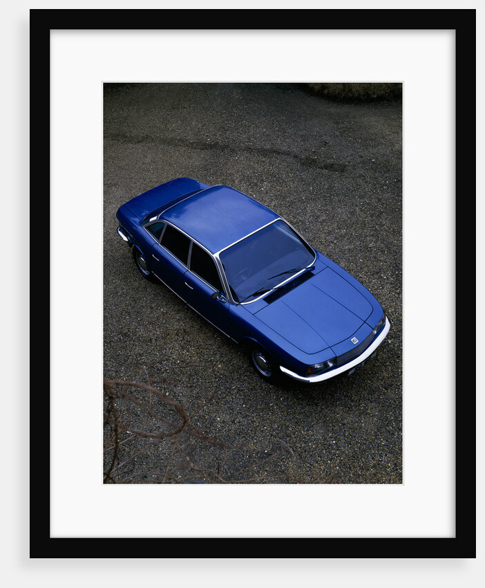 A 1974 NSU(Neckarsulm Strickmaschinen Union ) RO 80 viewed from above by Unknown