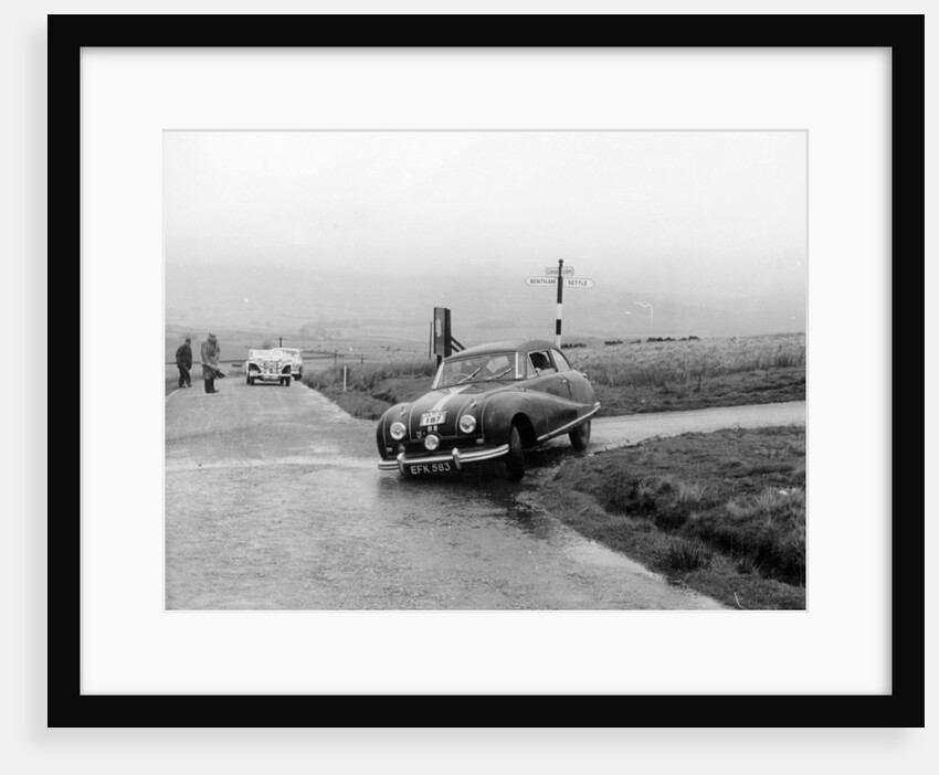 Austin A90 competing in the MCC Medex Rally by Anonymous