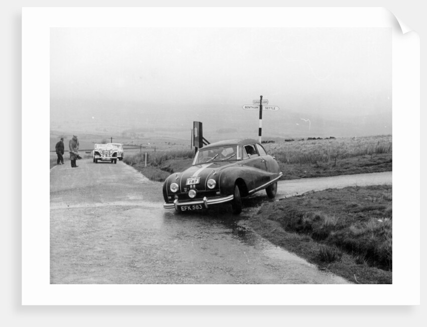 Austin A90 competing in the MCC Medex Rally by Anonymous