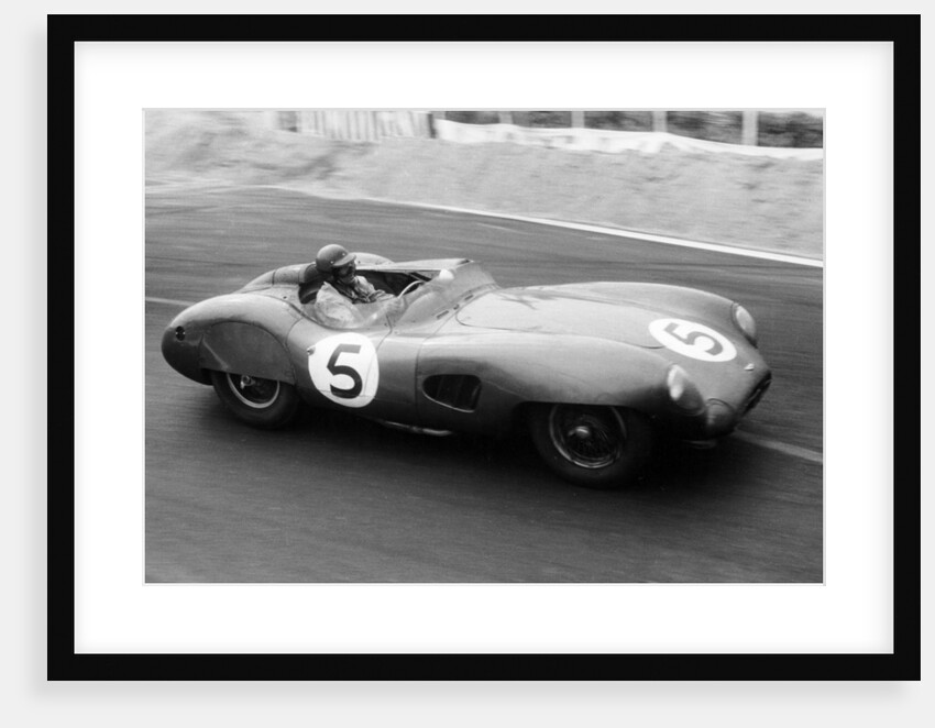 The winning Aston Martin DBR1 in the Le Mans 24 Hours, France, 1959 by Maxwell Boyd