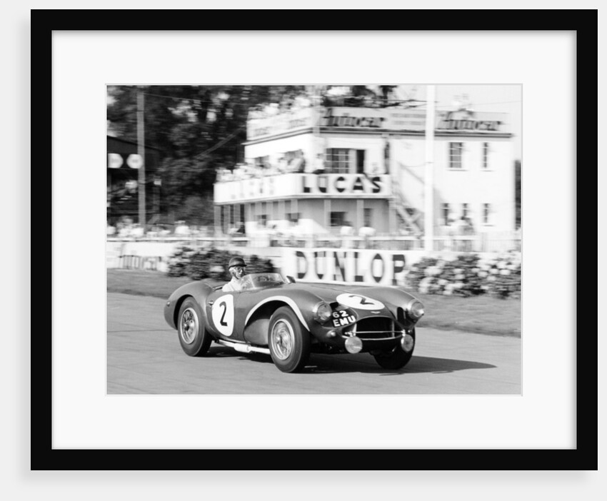 Tony Brooks in Aston Martin DB3S, Goodwood 9 Hours, West Sussex, (1955?) by Unknown