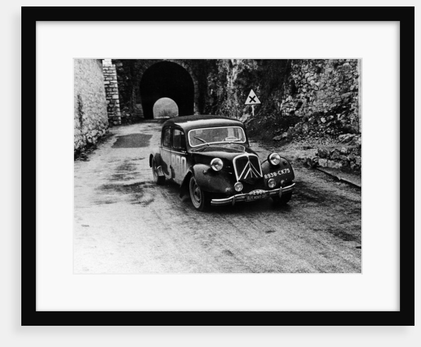 Citroën 15/6 in the Monte Carlo Rally, 1955 by Unknown