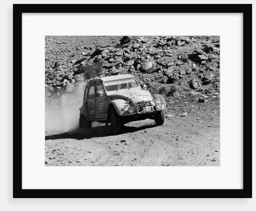 A Citroën 2CV rally car by Unknown