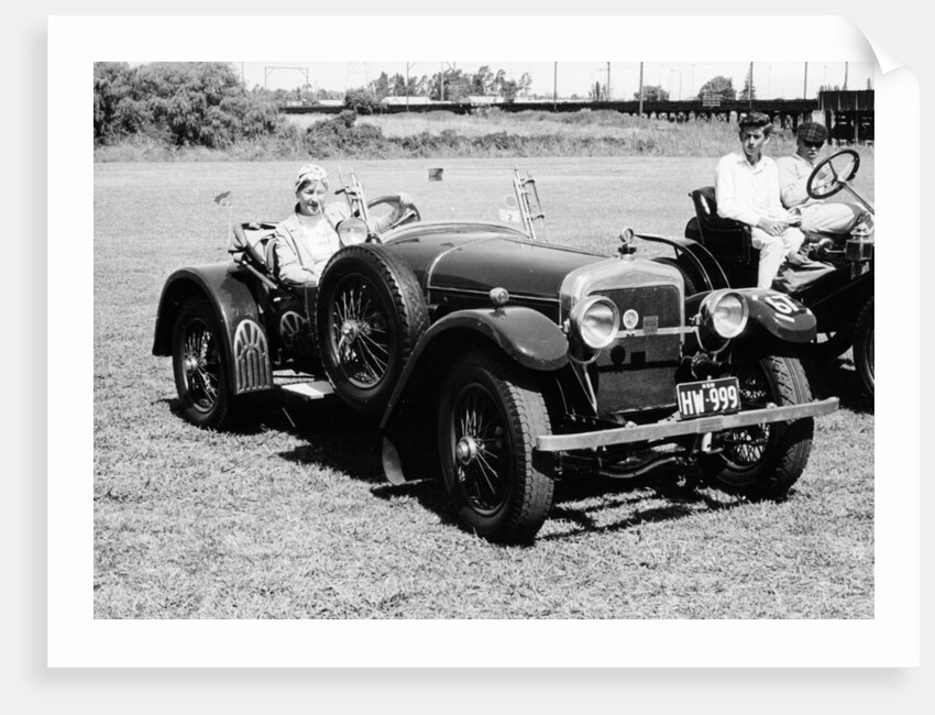 A woman at the wheel of a 3.6 litre 1914 Hispano-Suiza Alfonso XIII, Sydney, Australia by Unknown