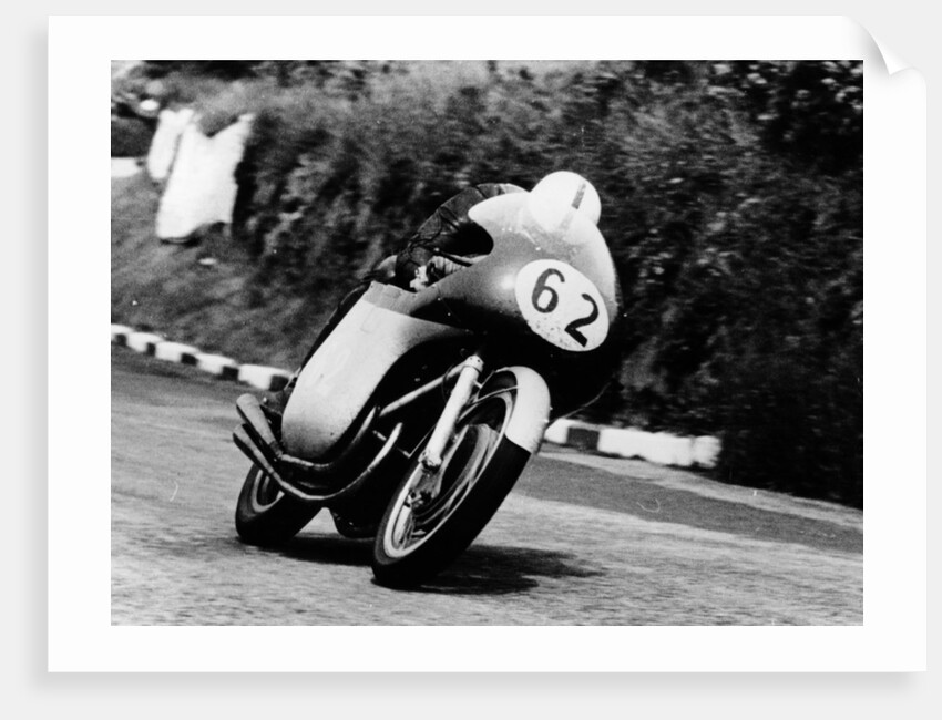 John Surtees racing an MV Agusta, 1958 by Unknown
