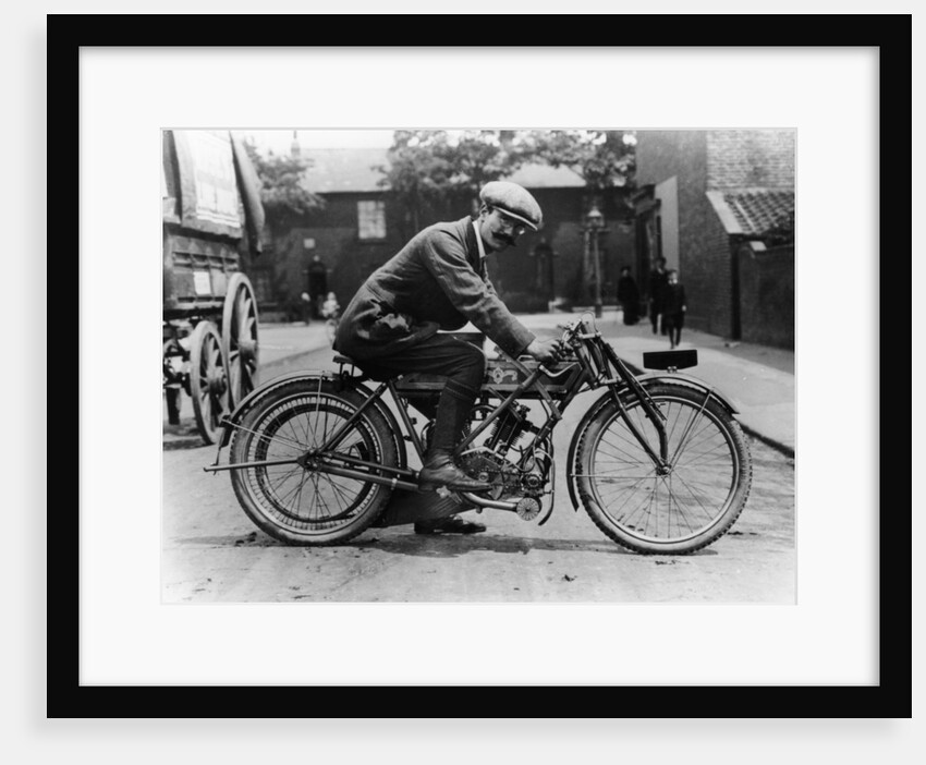 Harry Collier on a Matchless bike, Isle of Man Senior TT, 1912 by Unknown