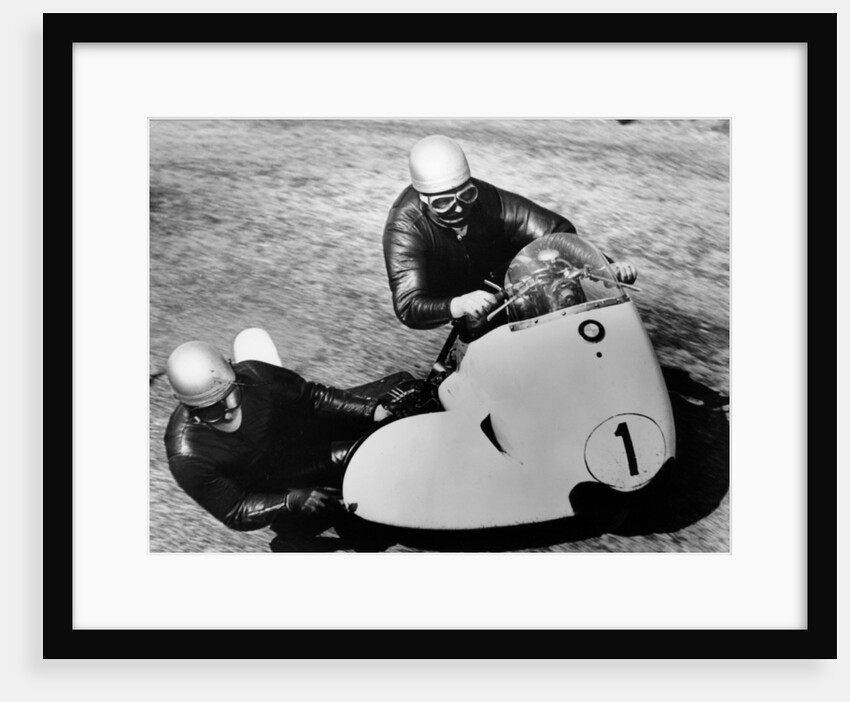 BMW Motorbike and sidecar combination, 1958 by Unknown