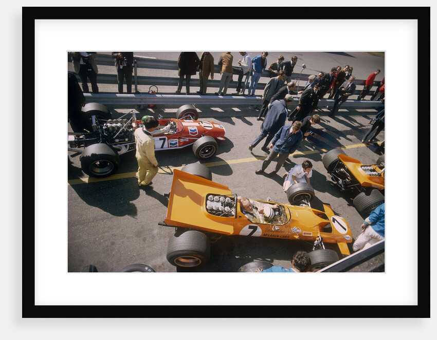 Denny Hulme's McLaren Ford at the British Grand Prix by Anonymous