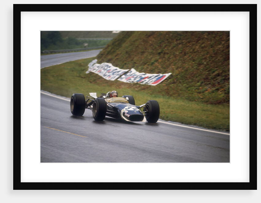 Jo Siffert's Lotus-Ford, French Grand Prix, Rouen, 1968 by Unknown