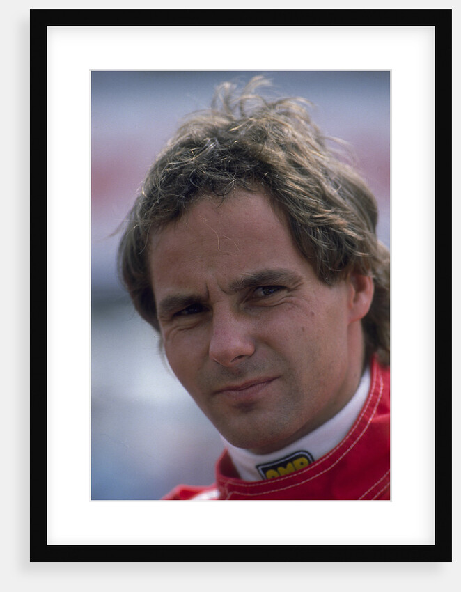 Gerhard Berger, British Grand Prix, Silverstone, Northamptonshire, 1989 by Unknown